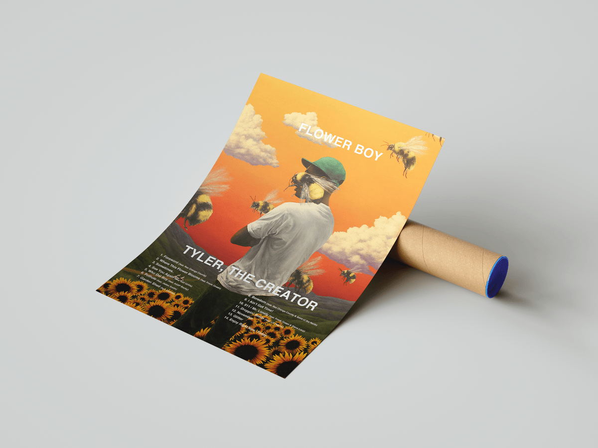 Tyler The Creator 'Flower Boy' Poster - Posters, Prints & Wall Art | HYPE Posters