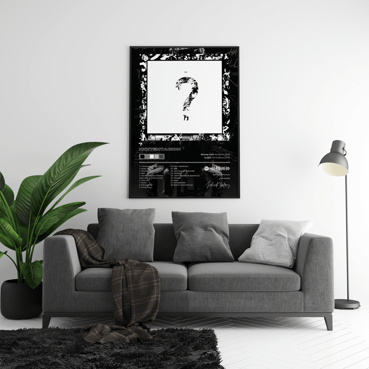XXXTENTACION '?' Album Poster - Posters, Prints & Wall Art | HYPE Posters