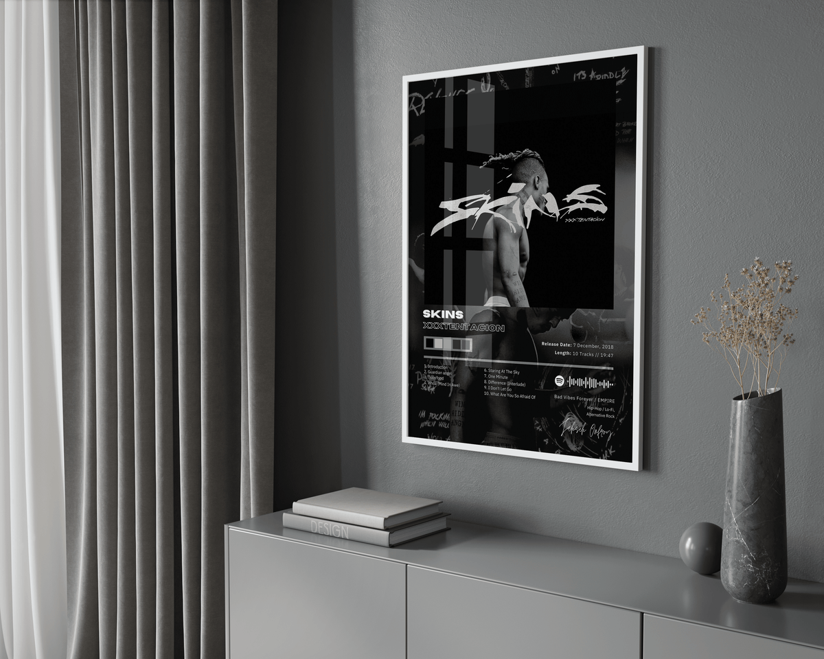 XXXTENTACION 'Skins' Album Poster - Posters, Prints & Wall Art | HYPE Posters