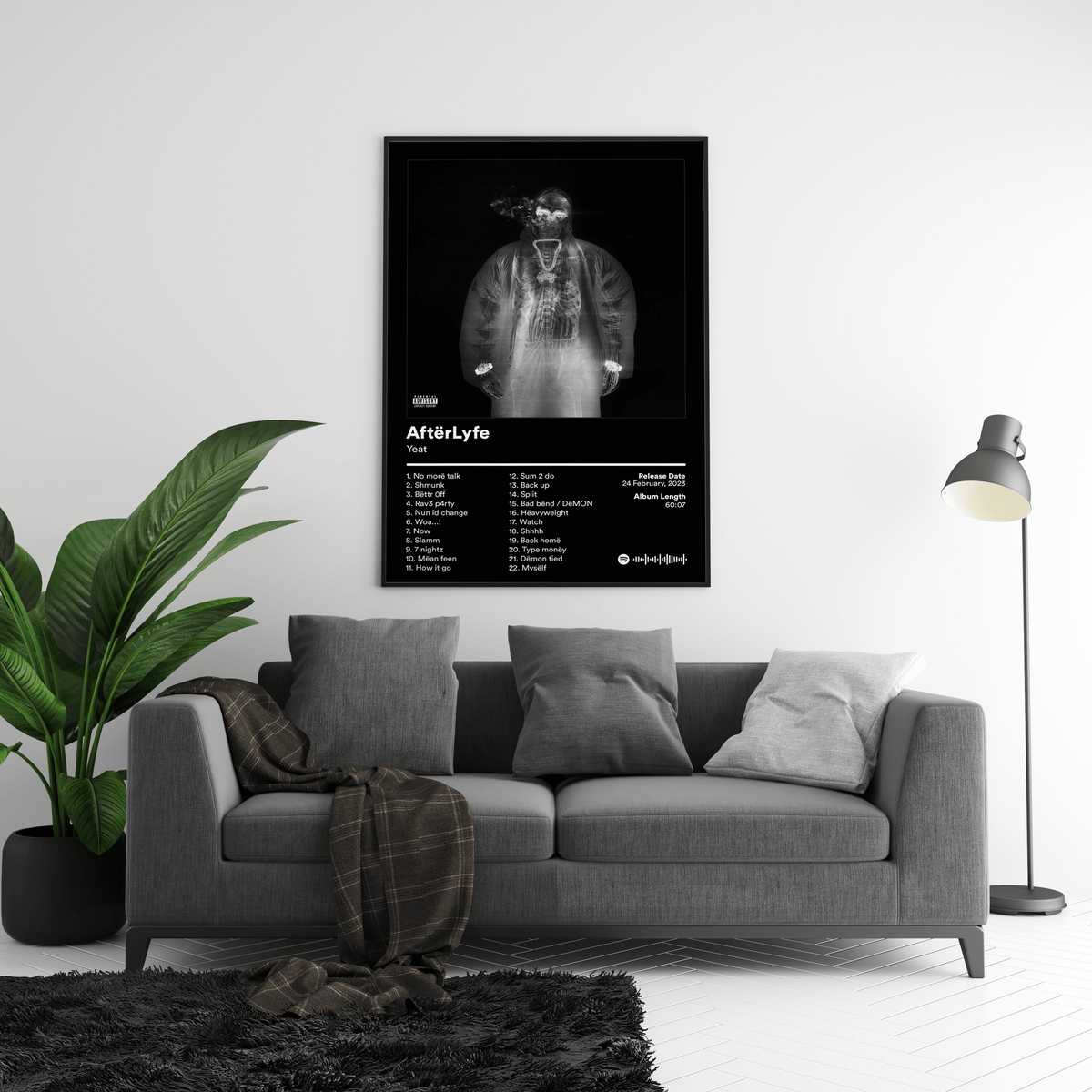 Yeat 'AftërLyfe' Album Poster - Posters, Prints & Wall Art | HYPE Posters