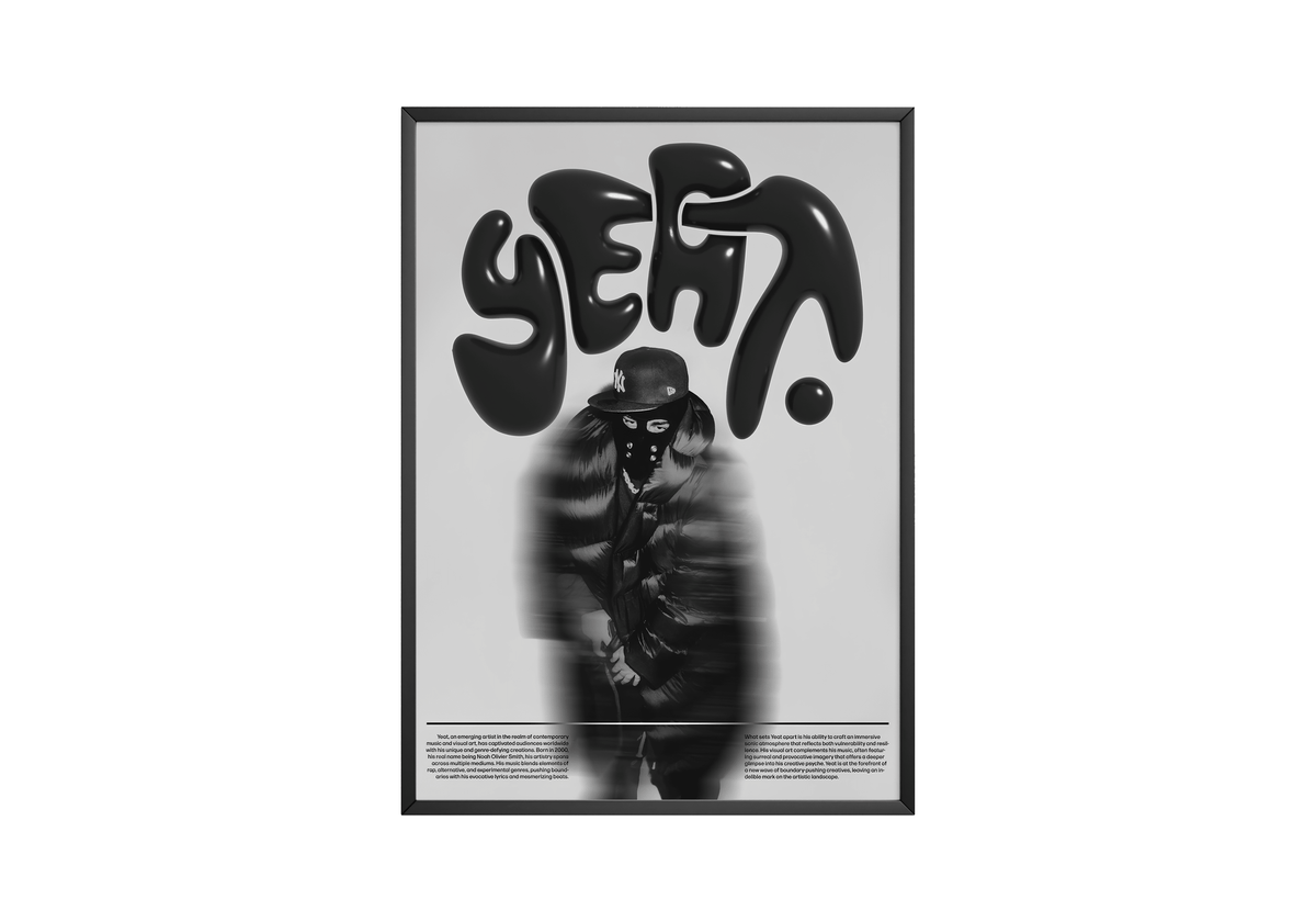 YEAT 'Blurred' Poster - Posters, Prints & Wall Art | HYPE Posters
