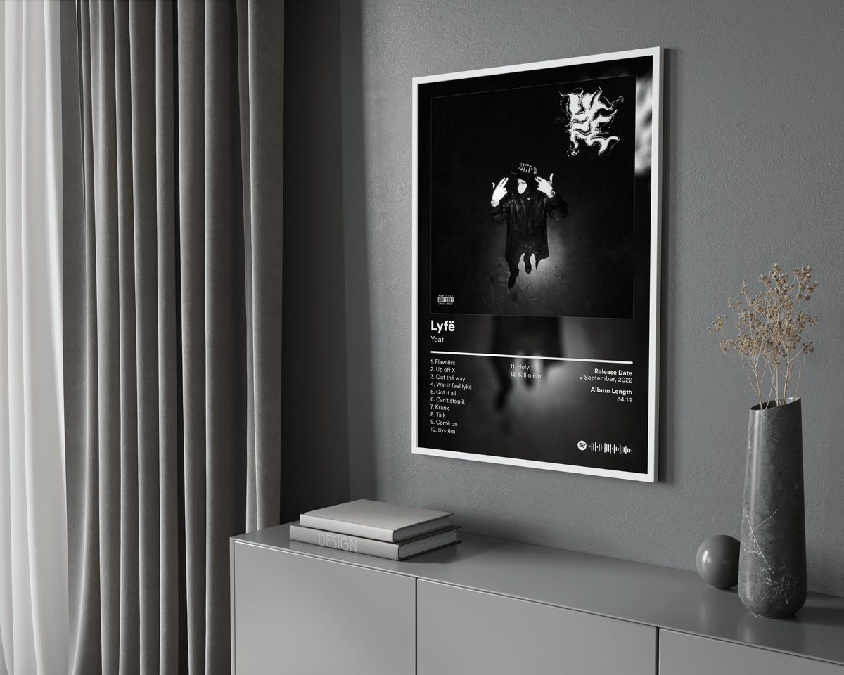 Yeat 'Lyfë' Album Poster - Posters, Prints & Wall Art | HYPE Posters