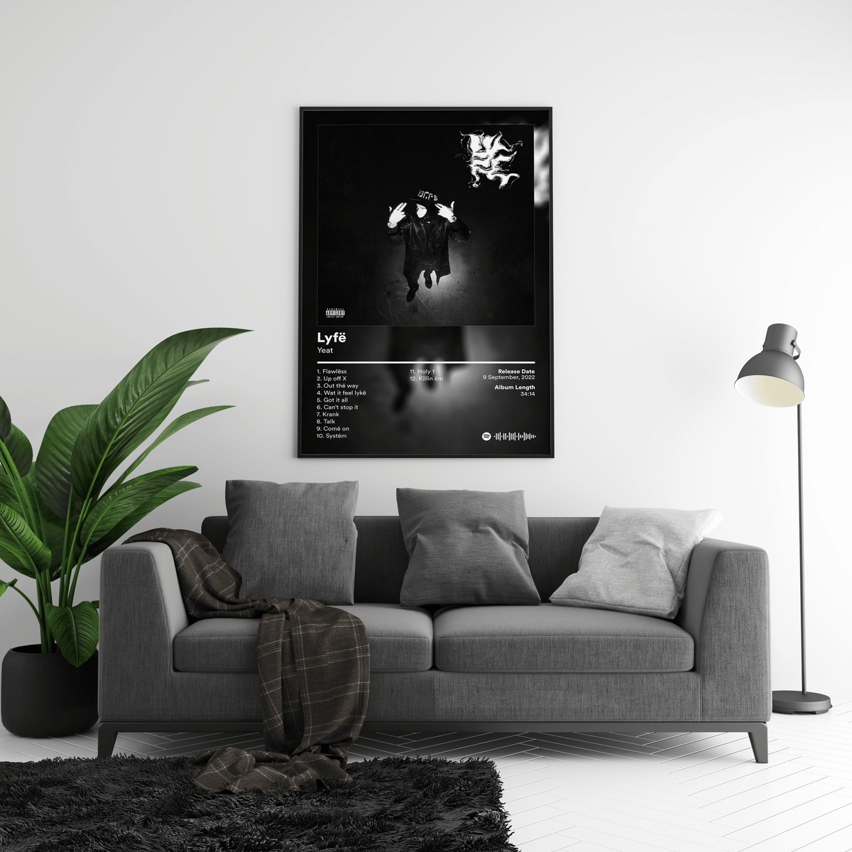Yeat 'Lyfë' Album Poster - Posters, Prints & Wall Art | HYPE Posters