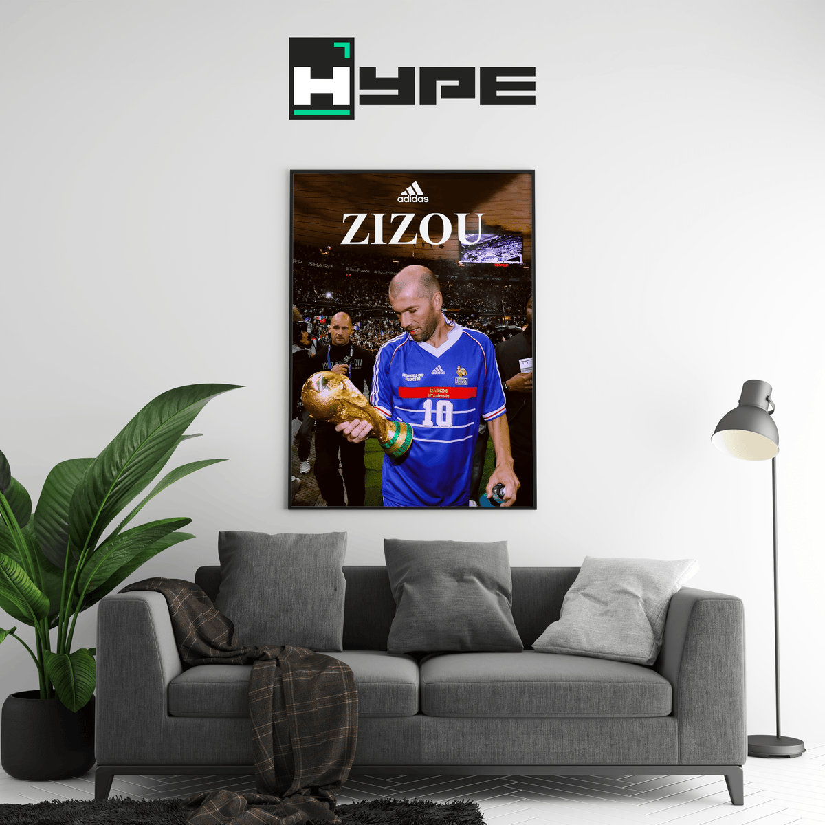 Zizou World Cup Poster - Posters, Prints & Wall Art | HYPE Posters