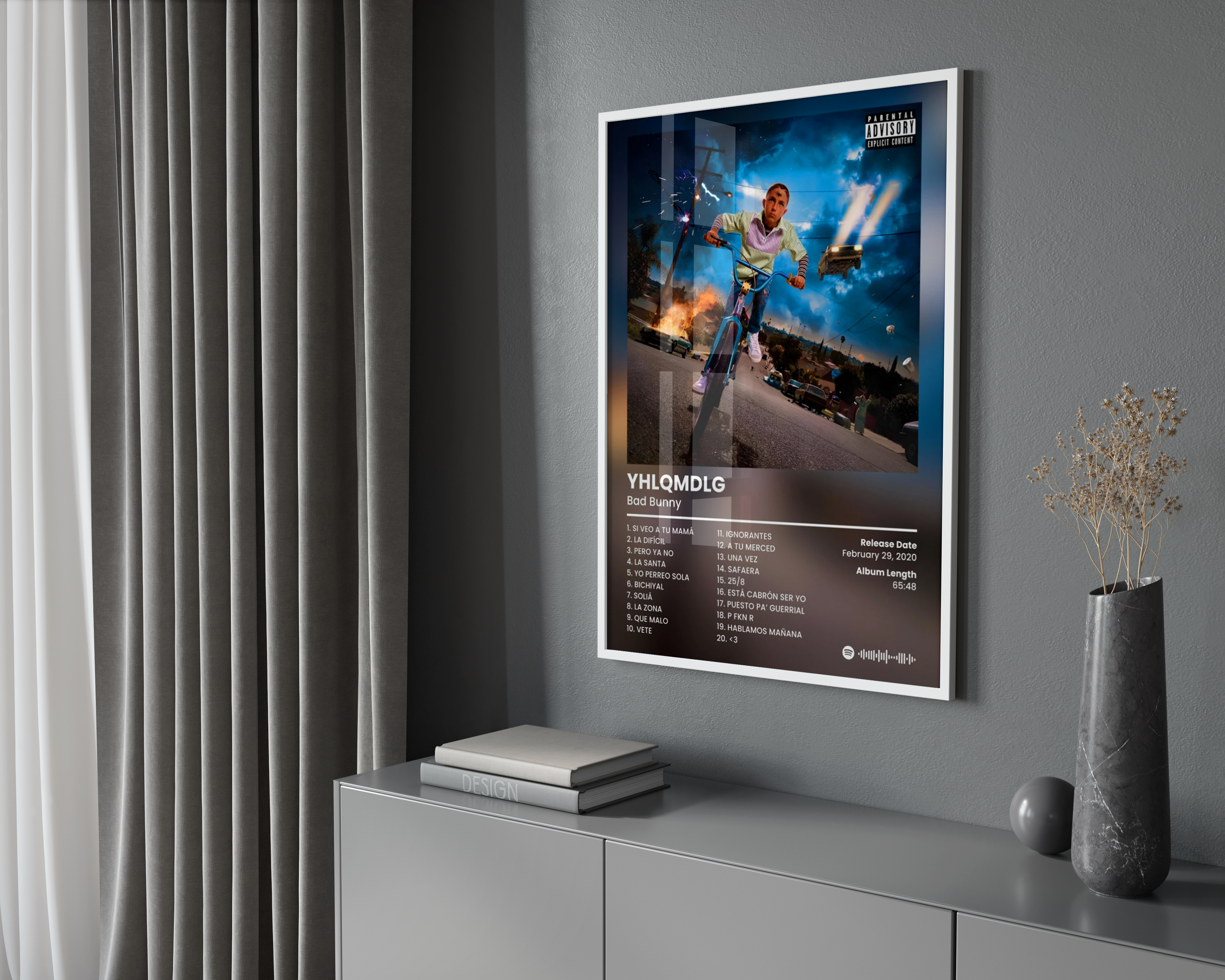 Bad Bunny 'YHLQMDLG' Album Poster | Hype Posters