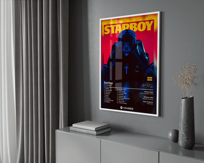 The Weeknd 'Starboy' Album Poster | Hype Posters