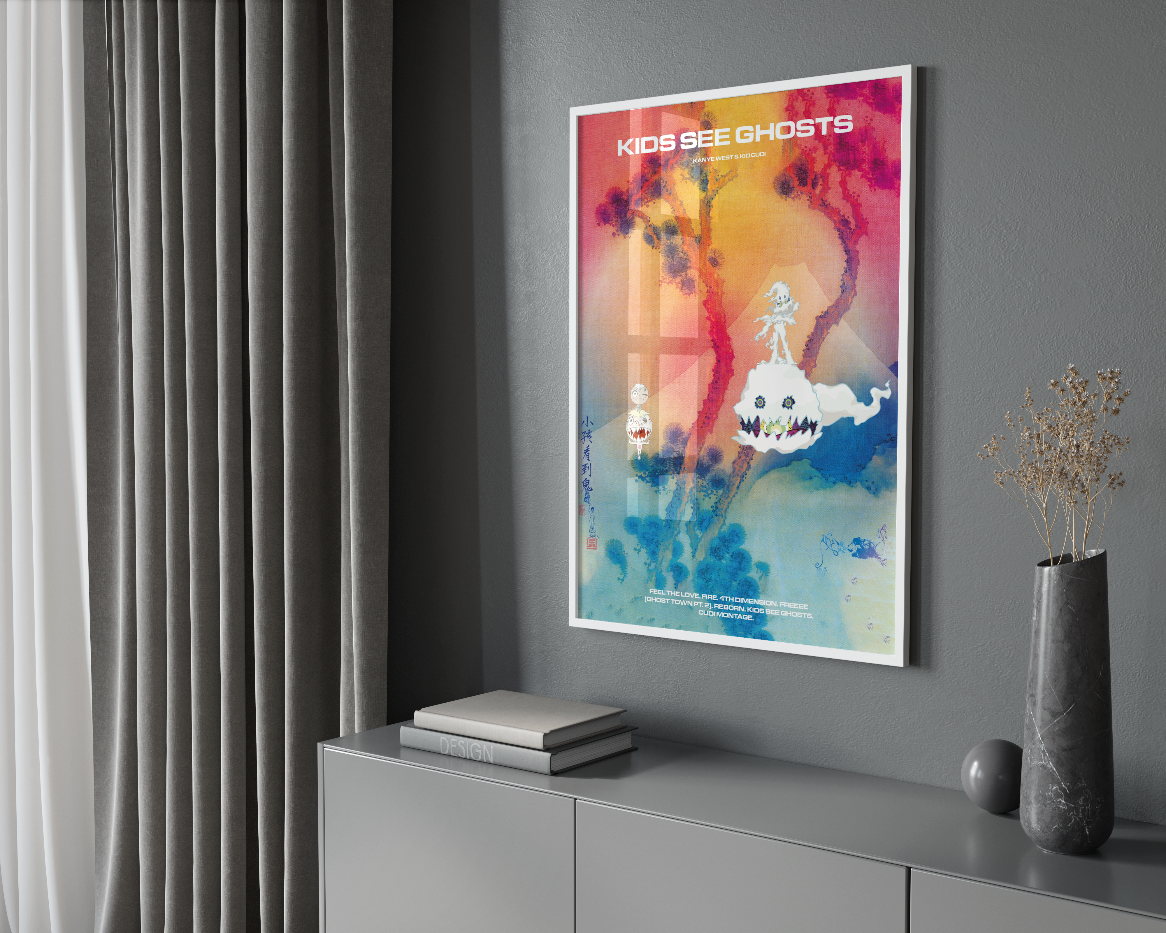 Kanye West 'Kids See Ghosts' Poster | Hype Posters