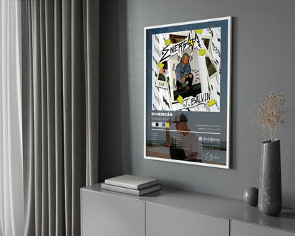 J Balvin 'Energía' Album Poster | Hype Posters