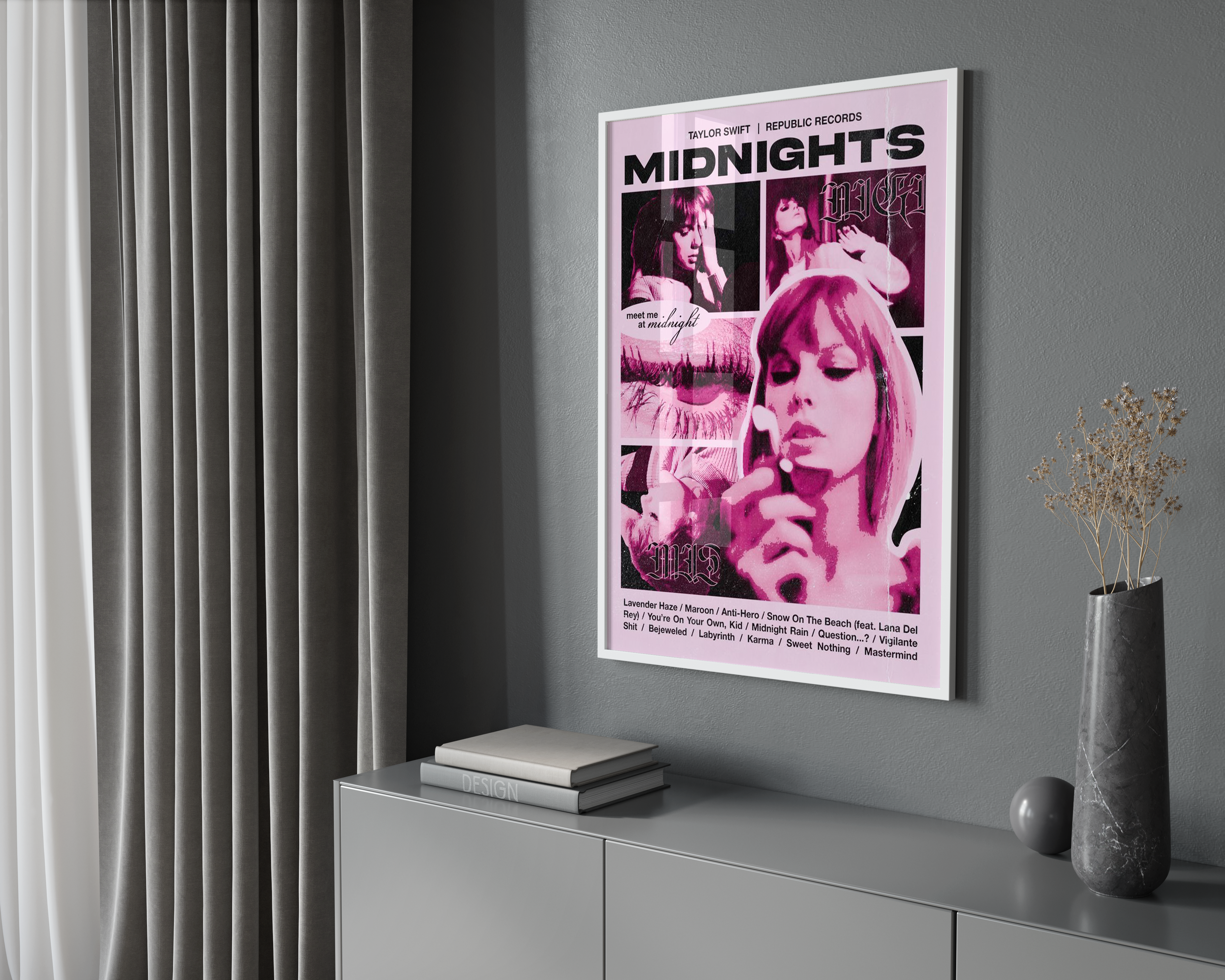 Taylor Swift 'Midnights' Poster | Hype Posters