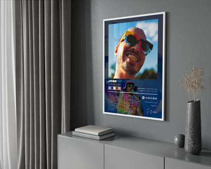 J Balvin 'JOSE' Album Poster | Hype Posters