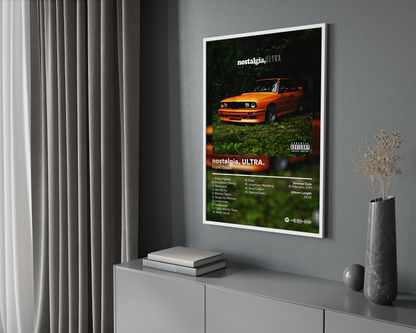 Frank Ocean 'nostalgia, ULTRA' Album Poster | Hype Posters