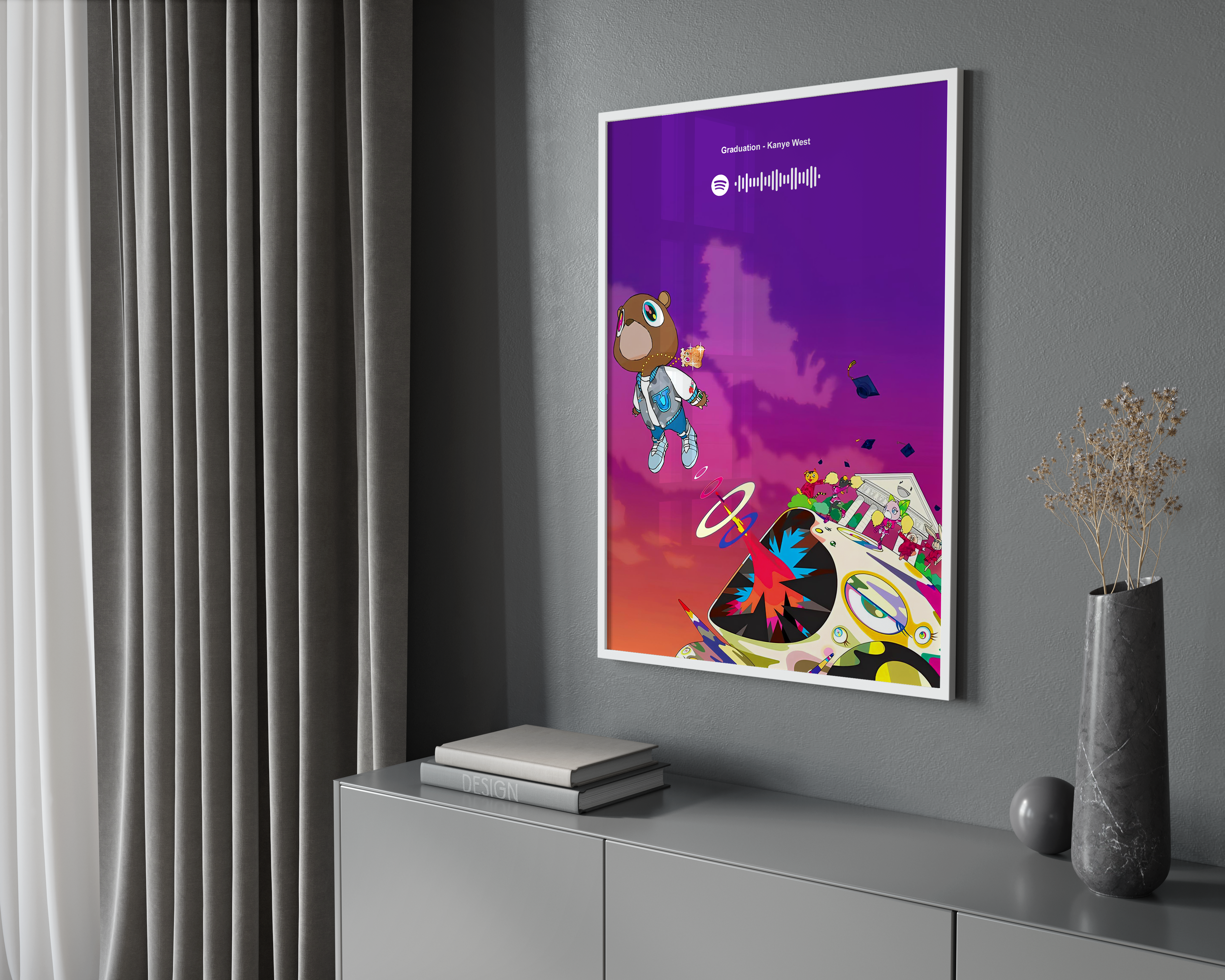 Kanye West 'Graduation' Spotify Poster | Hype Posters