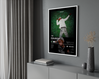 Ken Carson 'Project X' Album Poster | Hype Posters
