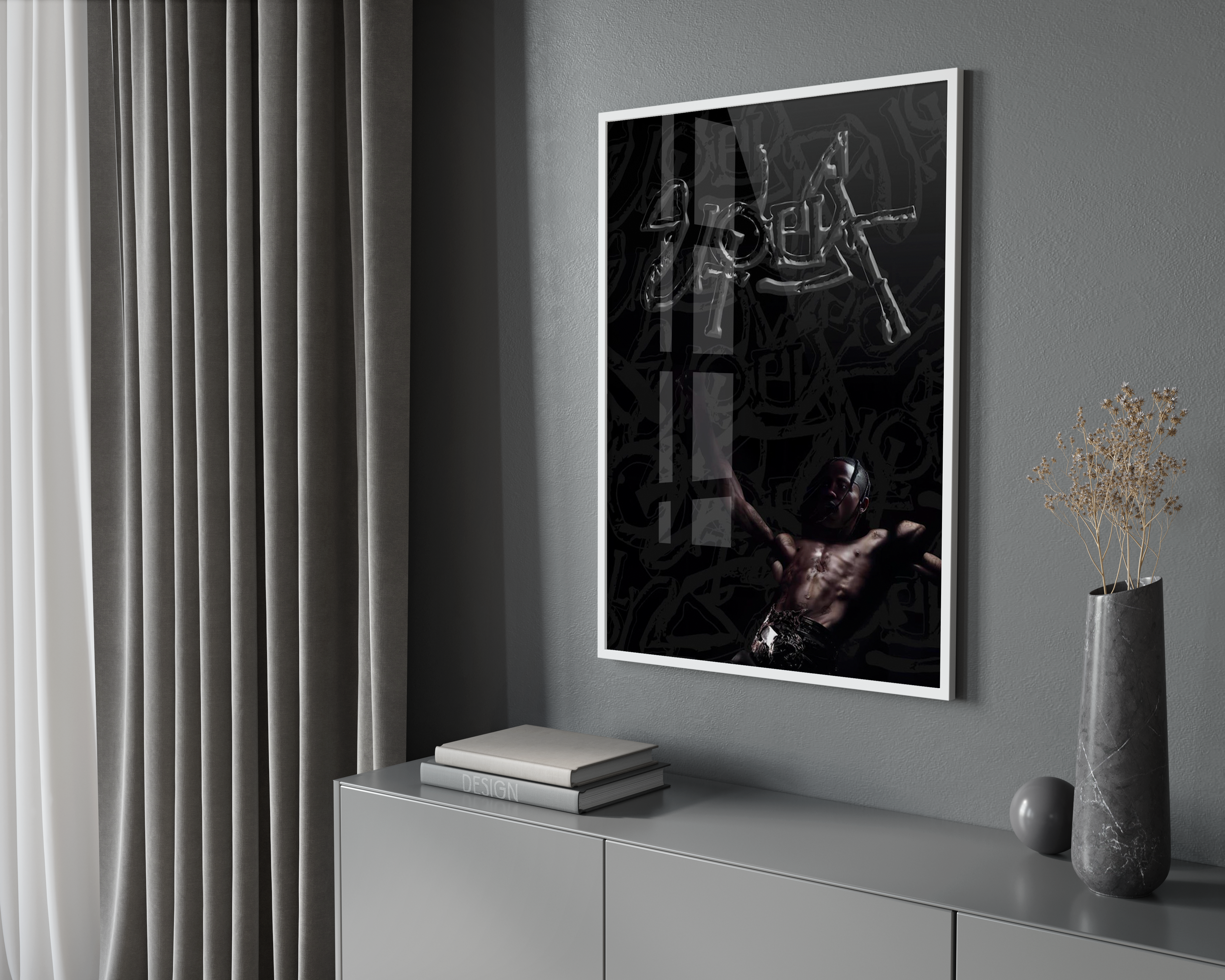 Travis Scott 'Utopia' Focus Poster | Hype Posters