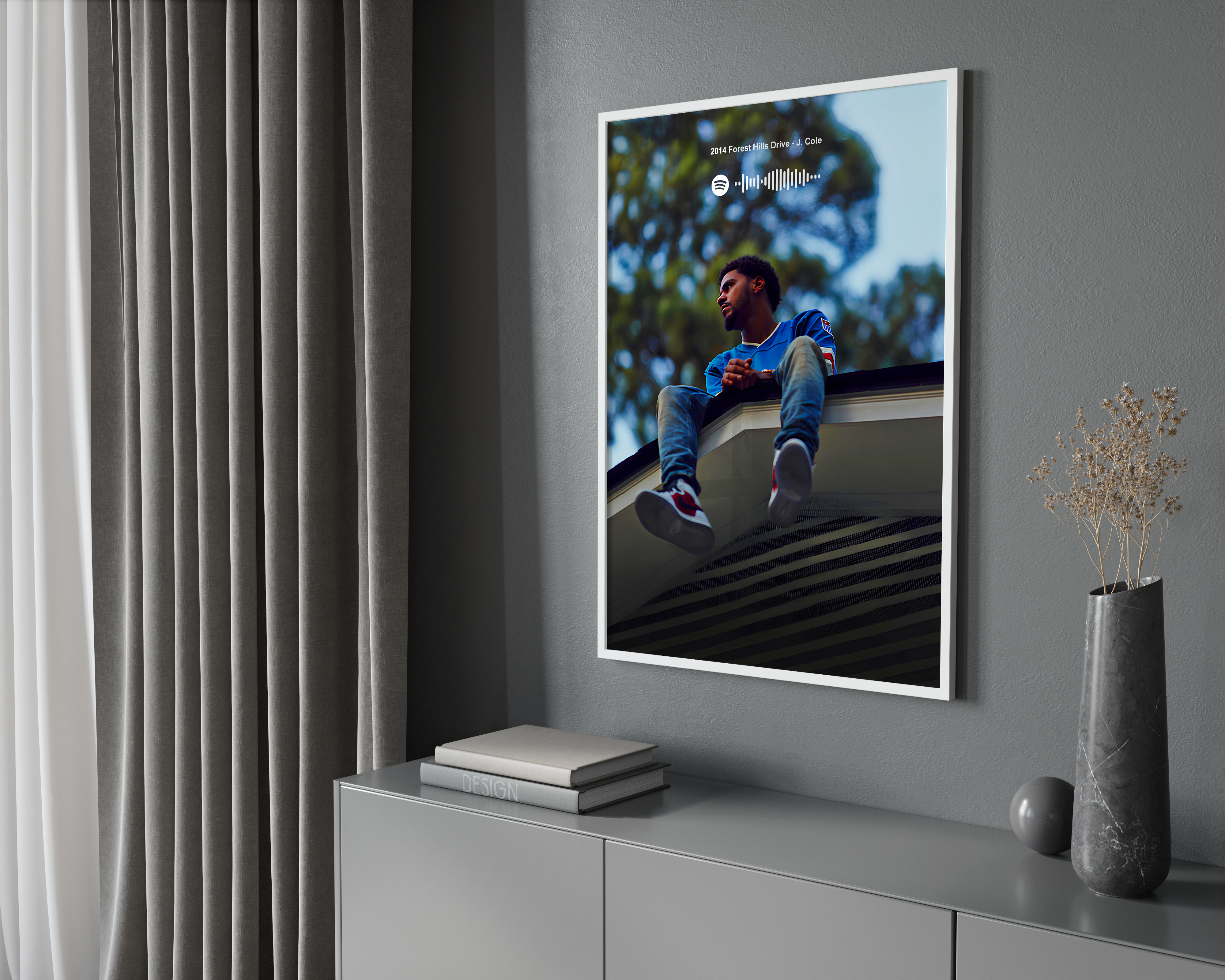 J Cole '2014 Forest Hills Drive' Spotify Poster | Hype Posters