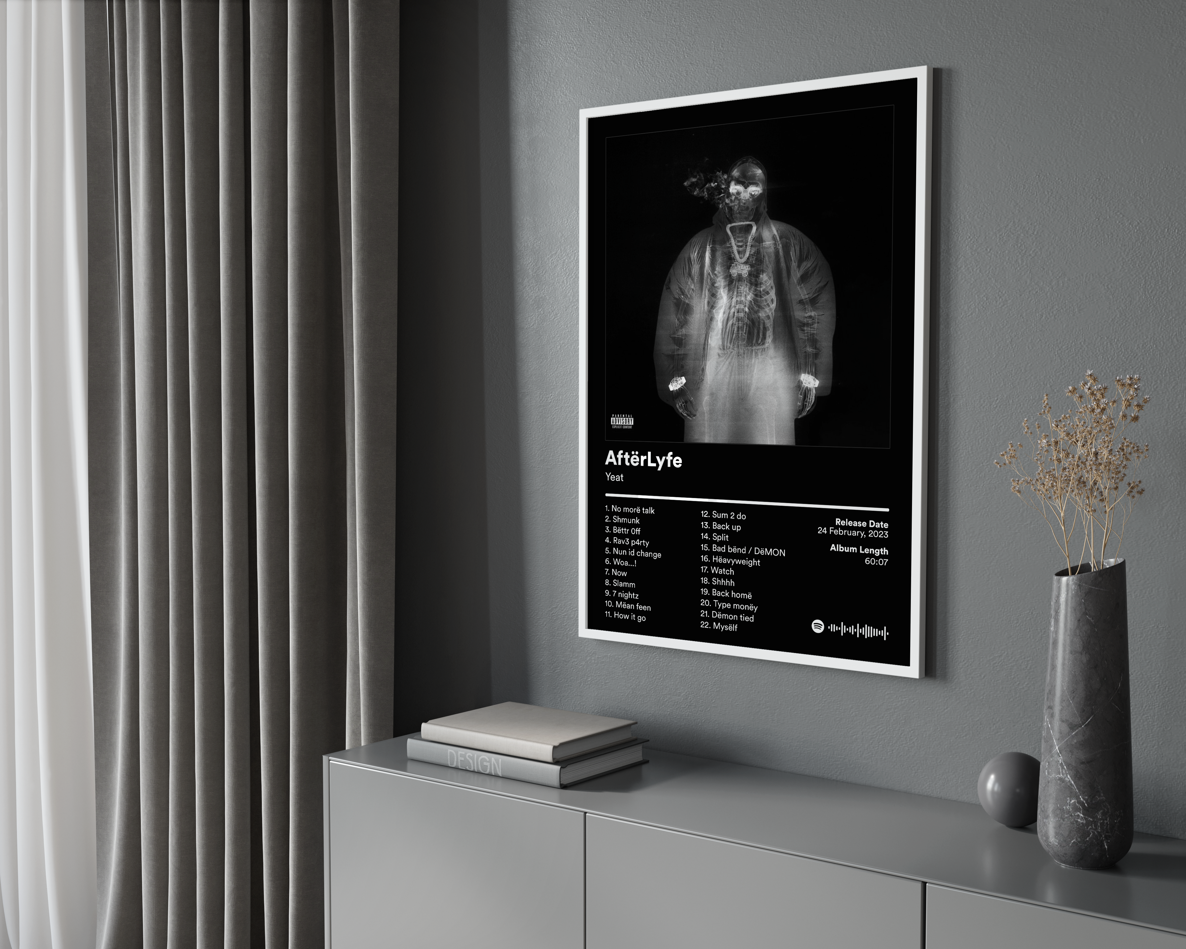 Yeat 'AftërLyfe' Album Poster | Hype Posters