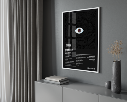 Bad Bunny 'X100PRE' Album Poster | Hype Posters