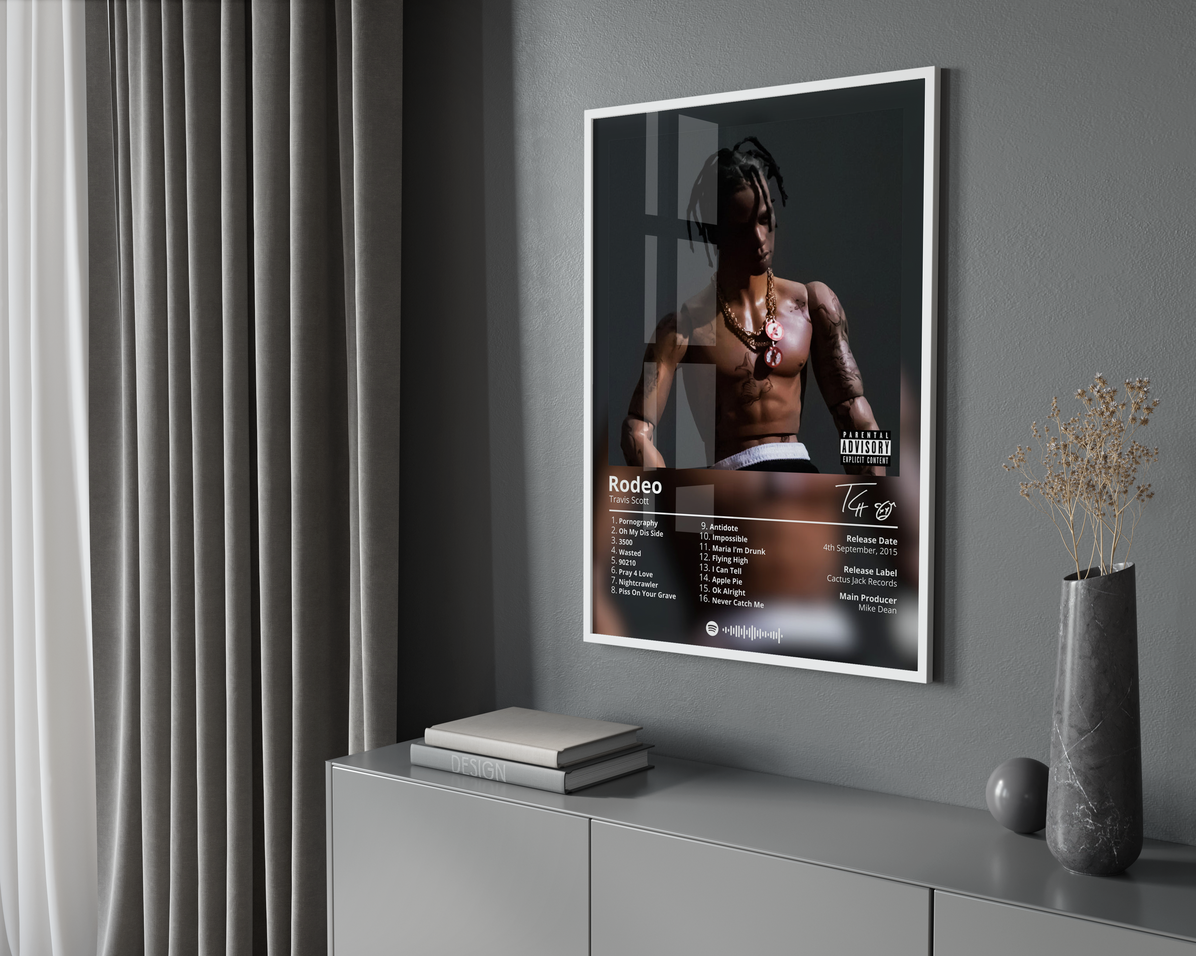 Travis Scott 'Rodeo' Album Poster | Hype Posters