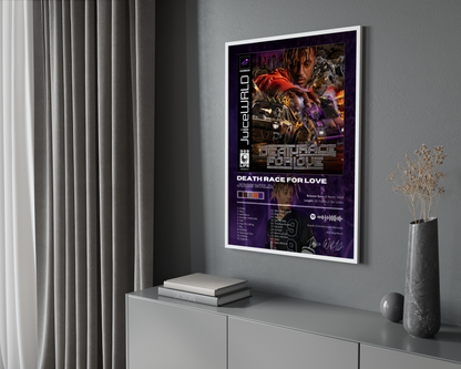 Juice WRLD 'Death Race For Love' Album Poster | Hype Posters