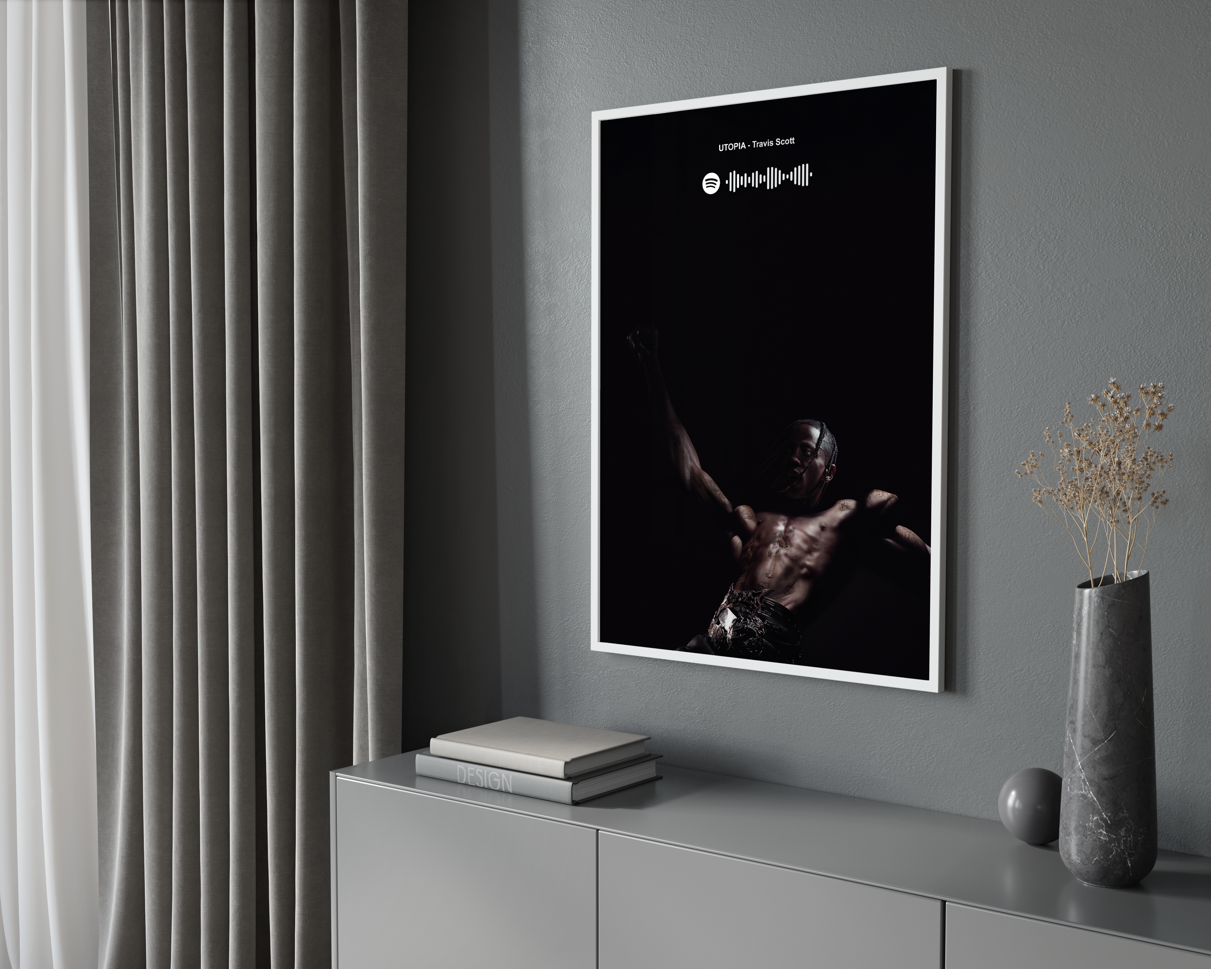 Travis Scott 'Utopia' Spotify Poster | Hype Posters