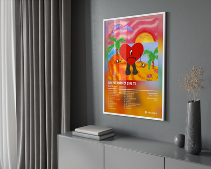 Bad Bunny 'Un Verano Sin Ti' Album Poster | Hype Posters