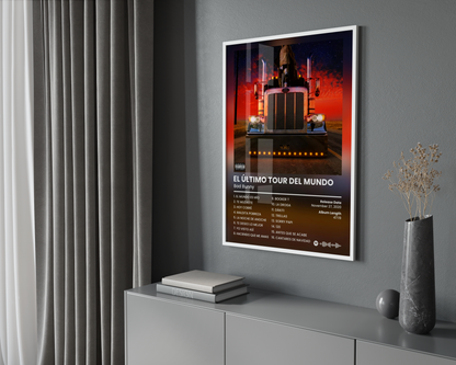 Bad Bunny 'El Ultimo Tour Del Mundo' Poster | Hype Posters