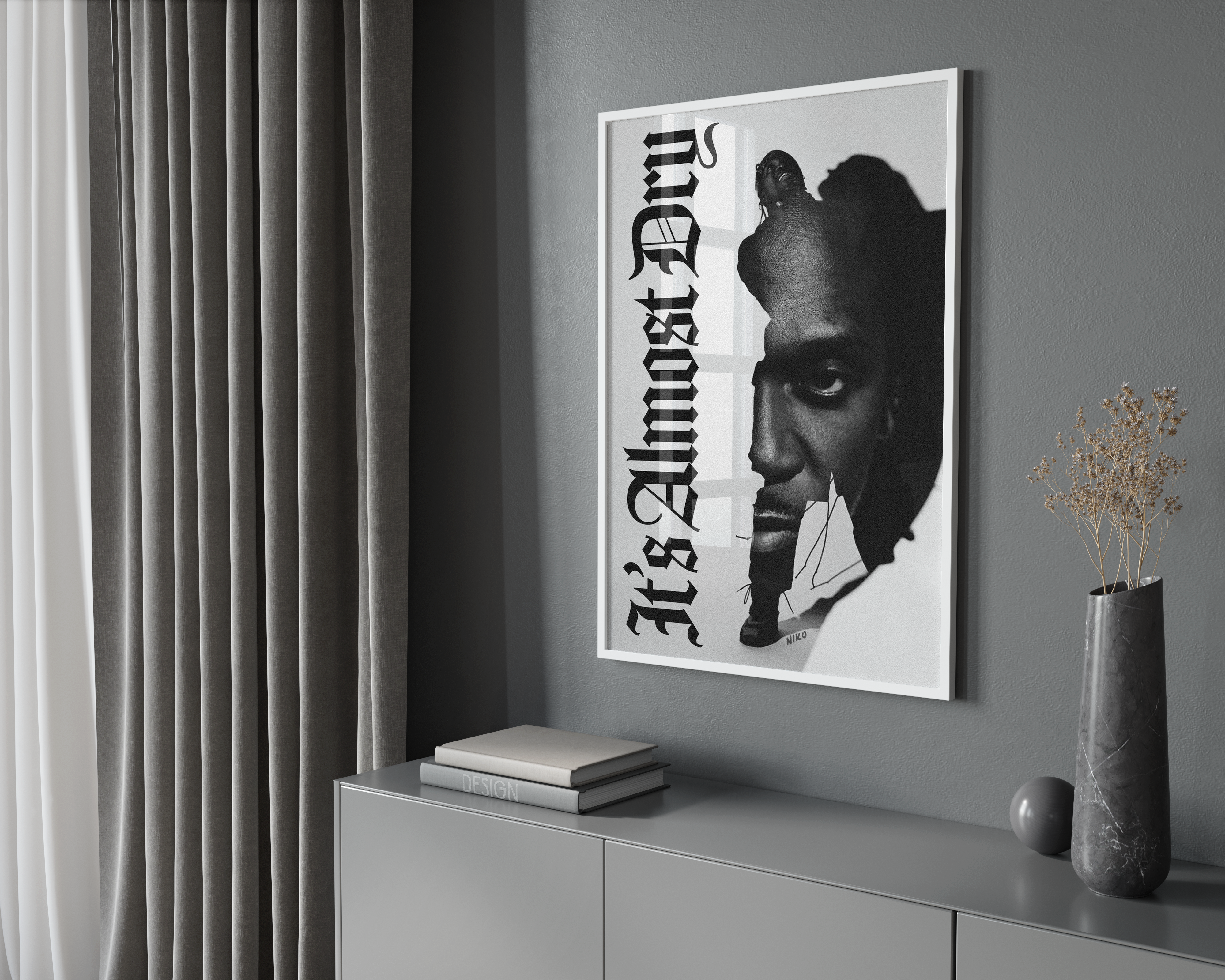 Pusha T 'Almost Dry' Poster | Hype Posters