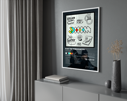 MF DOOM 'Key To The Cuffs' Album Poster | Hype Posters