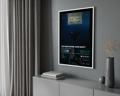 Billie Eilish 'Hit Me Hard And Soft' Album Poster | Hype Posters