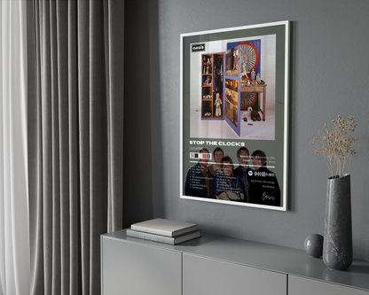 Oasis 'Stop The Clocks' Album Poster | Hype Posters