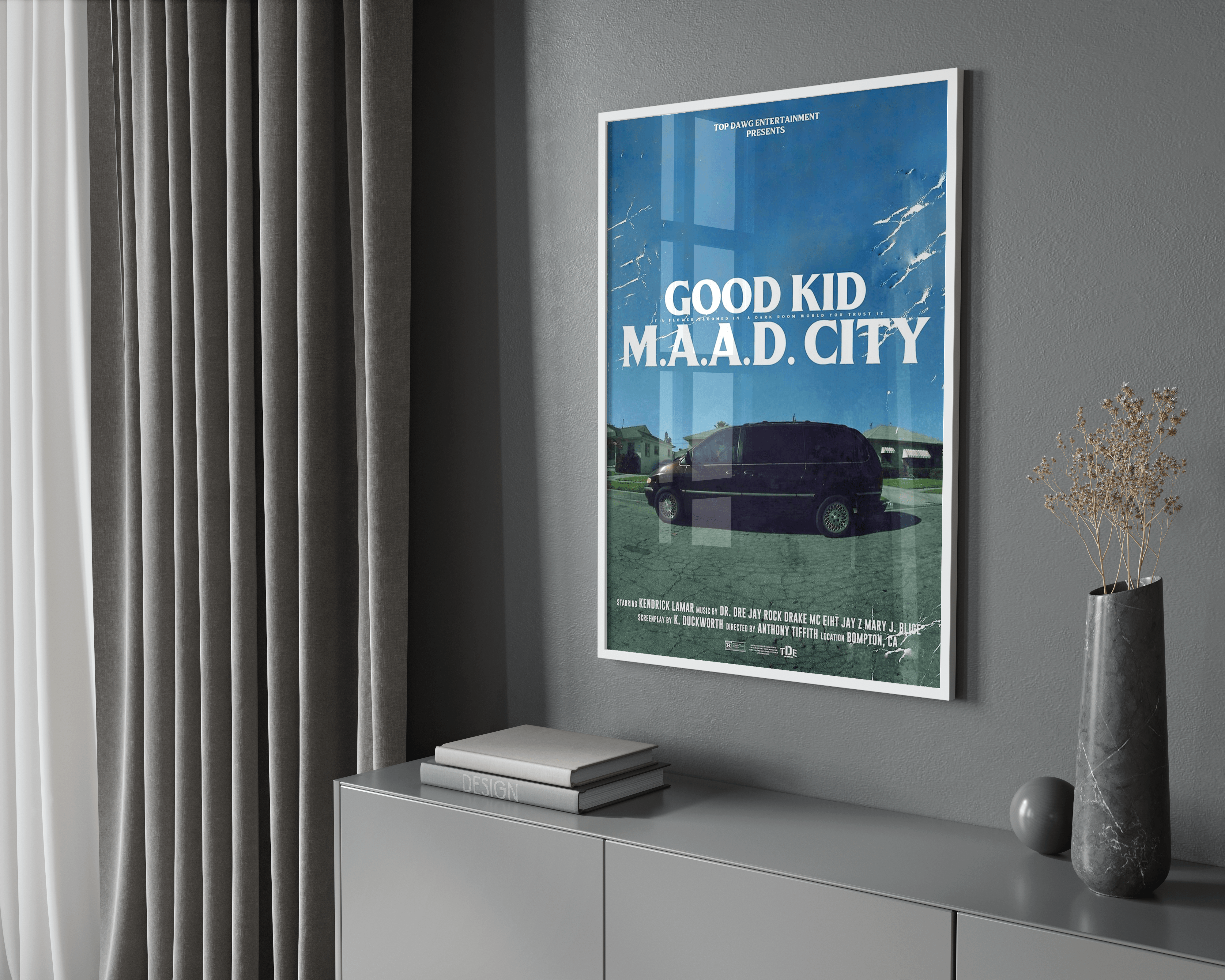 Kendrick Lamar 'Good Kid MAAD City' Poster | Hype Posters
