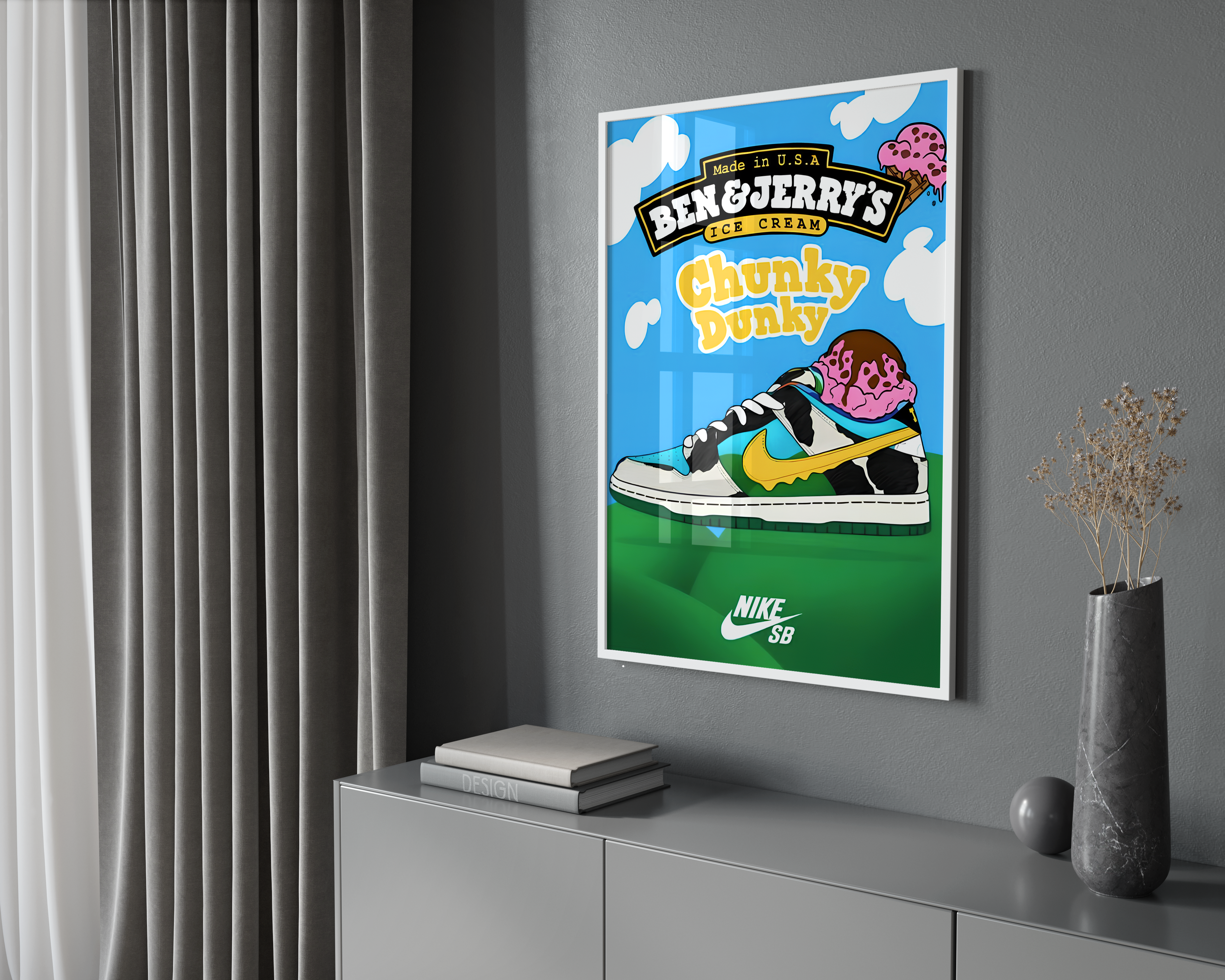 Chunky Dunky Sneaker Poster | Hype Posters