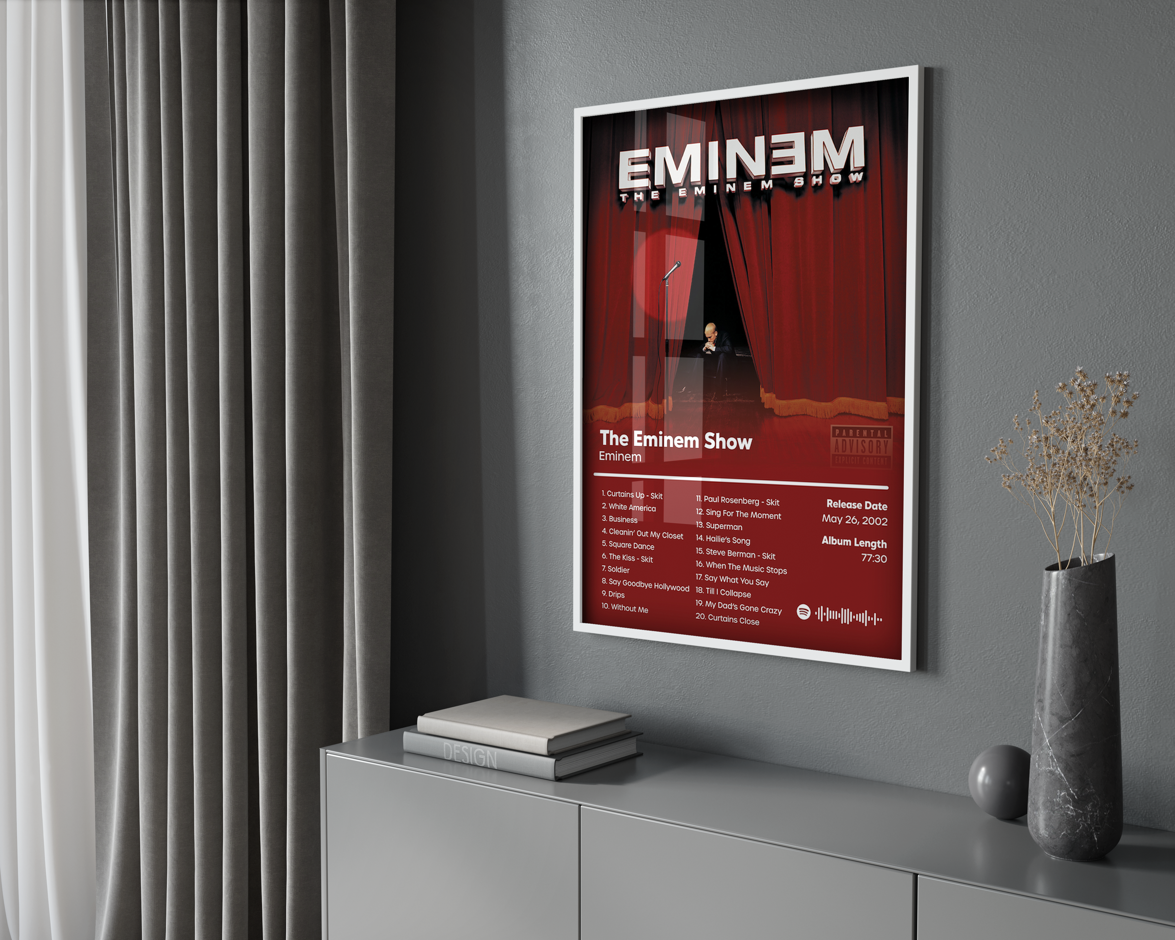 Eminem 'The Eminem Show' Album Poster | Hype Posters