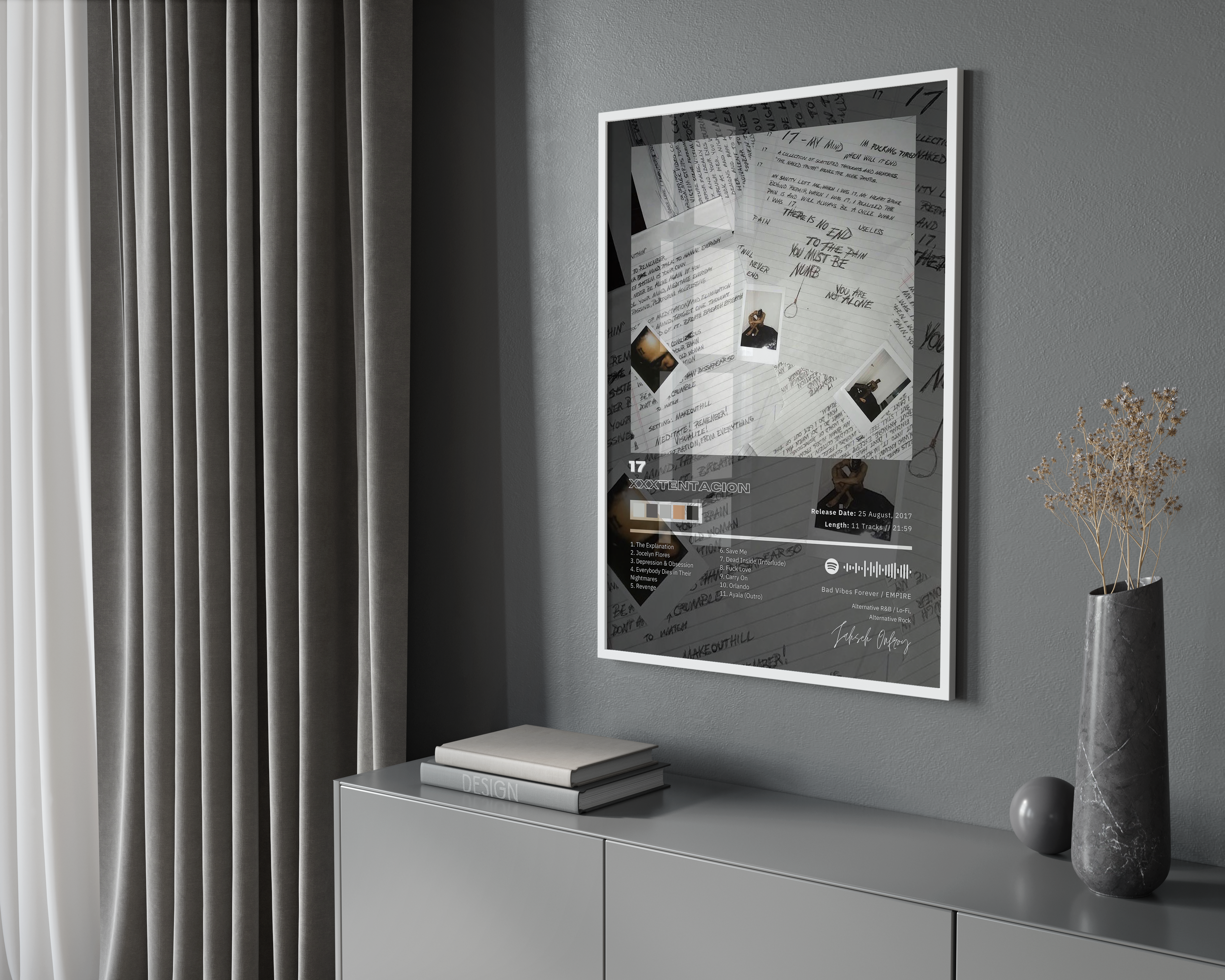 XXXTENTACION '17' Album Poster | Hype Posters