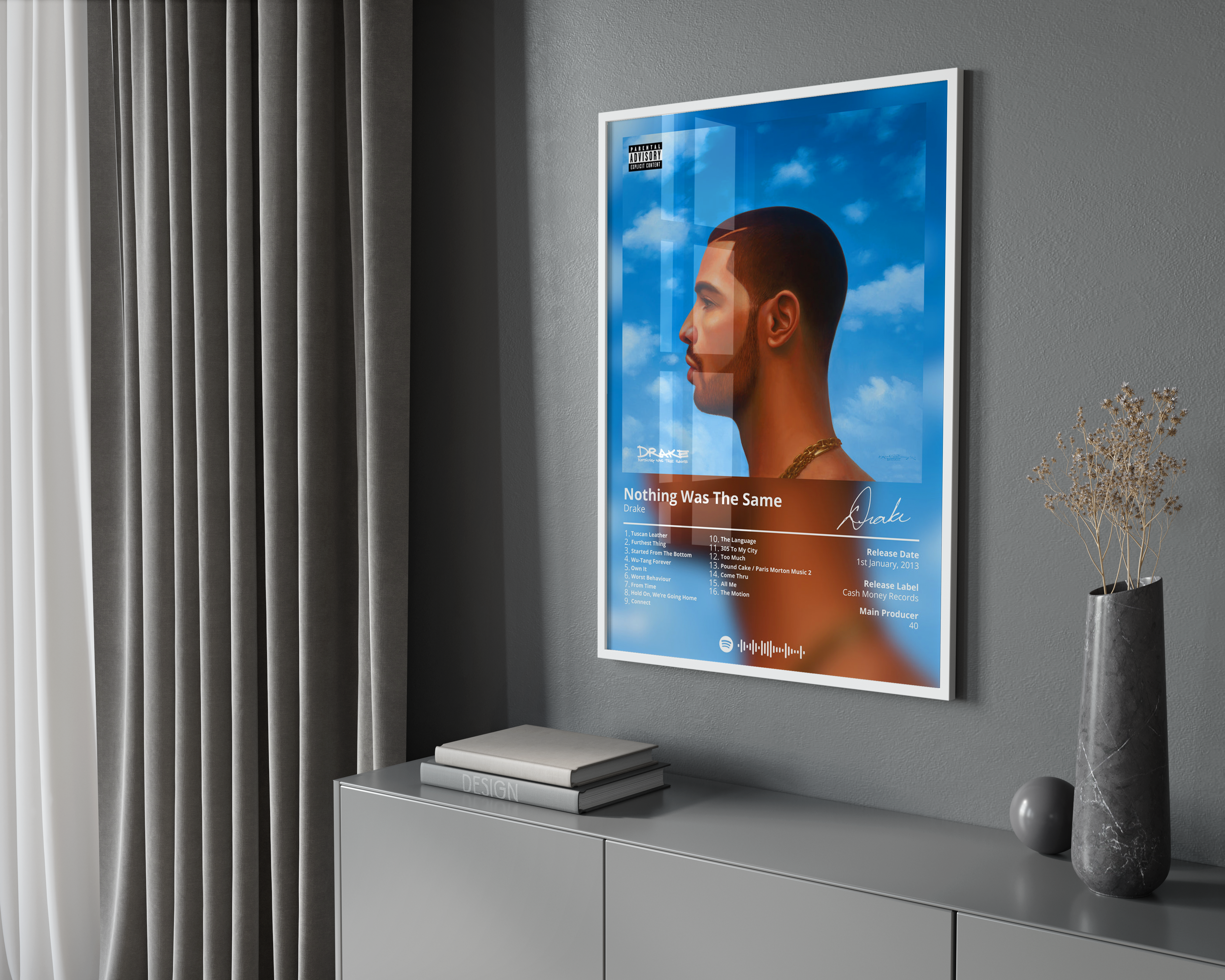 Drake 'Nothing Was The Same' Album Poster | Hype Posters