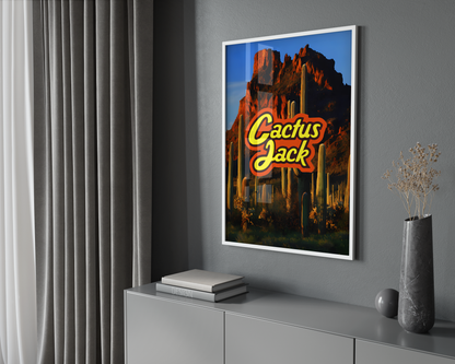 Cactus Jack Mountains Poster | Hype Posters