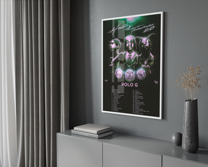 Polo G - "Hall Of Fame 2.0" Album Poster | Hype Posters