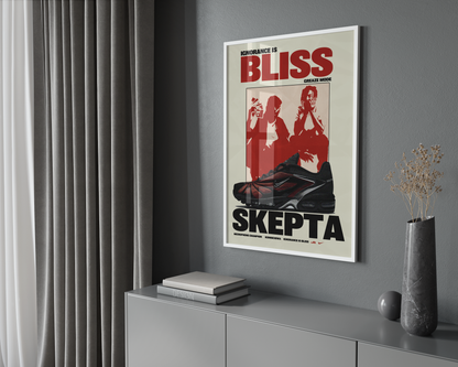 Skepta - Ignorance Is Bliss Sneaker Poster | Hype Posters