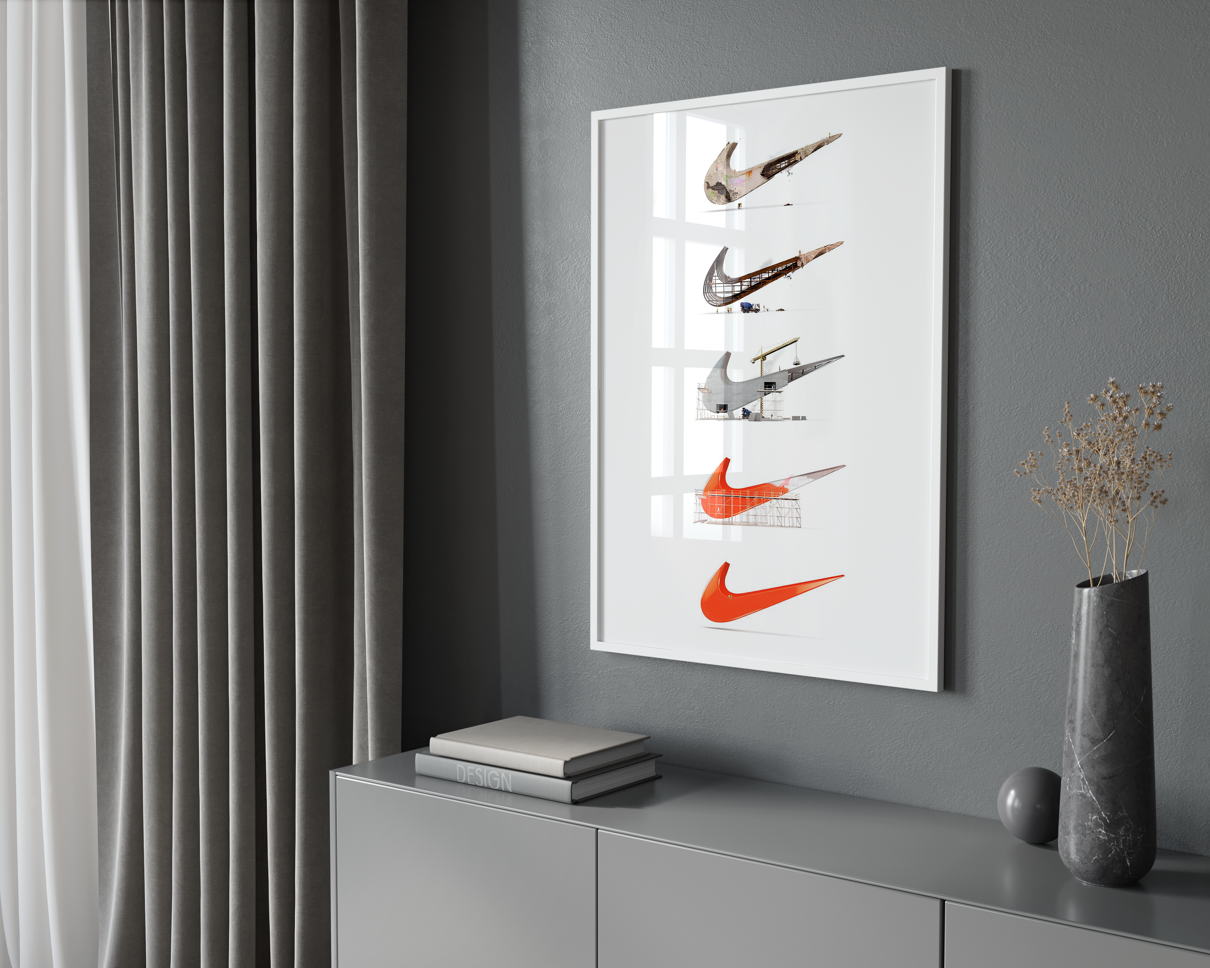 Nike Construction Poster | Hype Posters