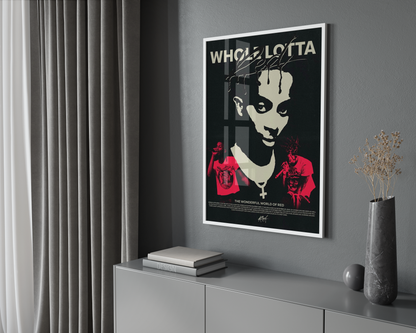 Playboi Carti 'Whole Lotta Red' Poster | Hype Posters