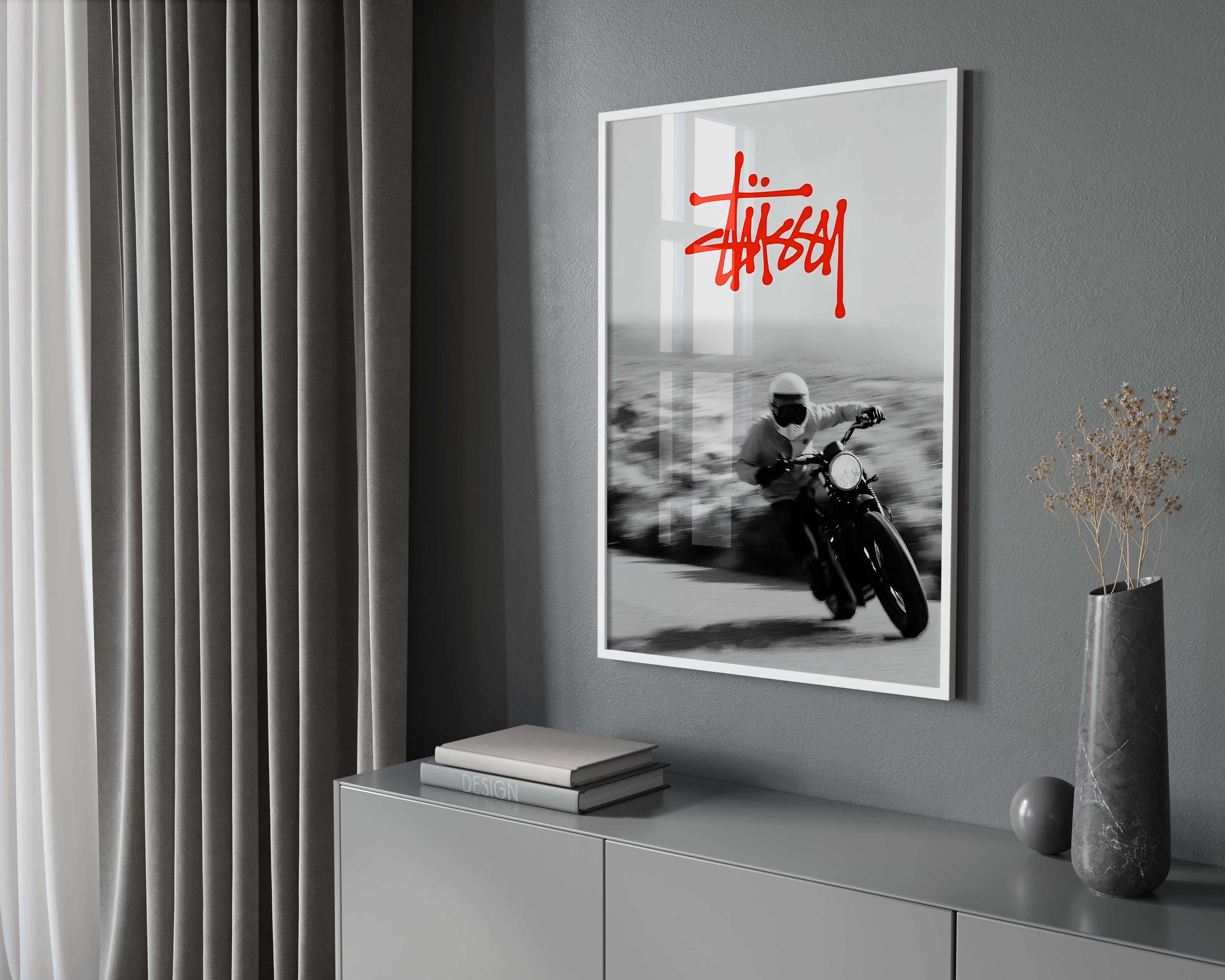 Stussy Motorbike Motion Poster | Hype Posters