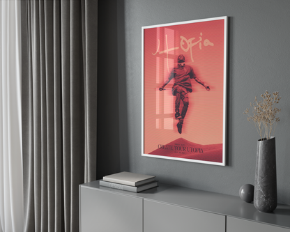 Travis Scott 'Utopia' Retrograde Poster | Hype Posters