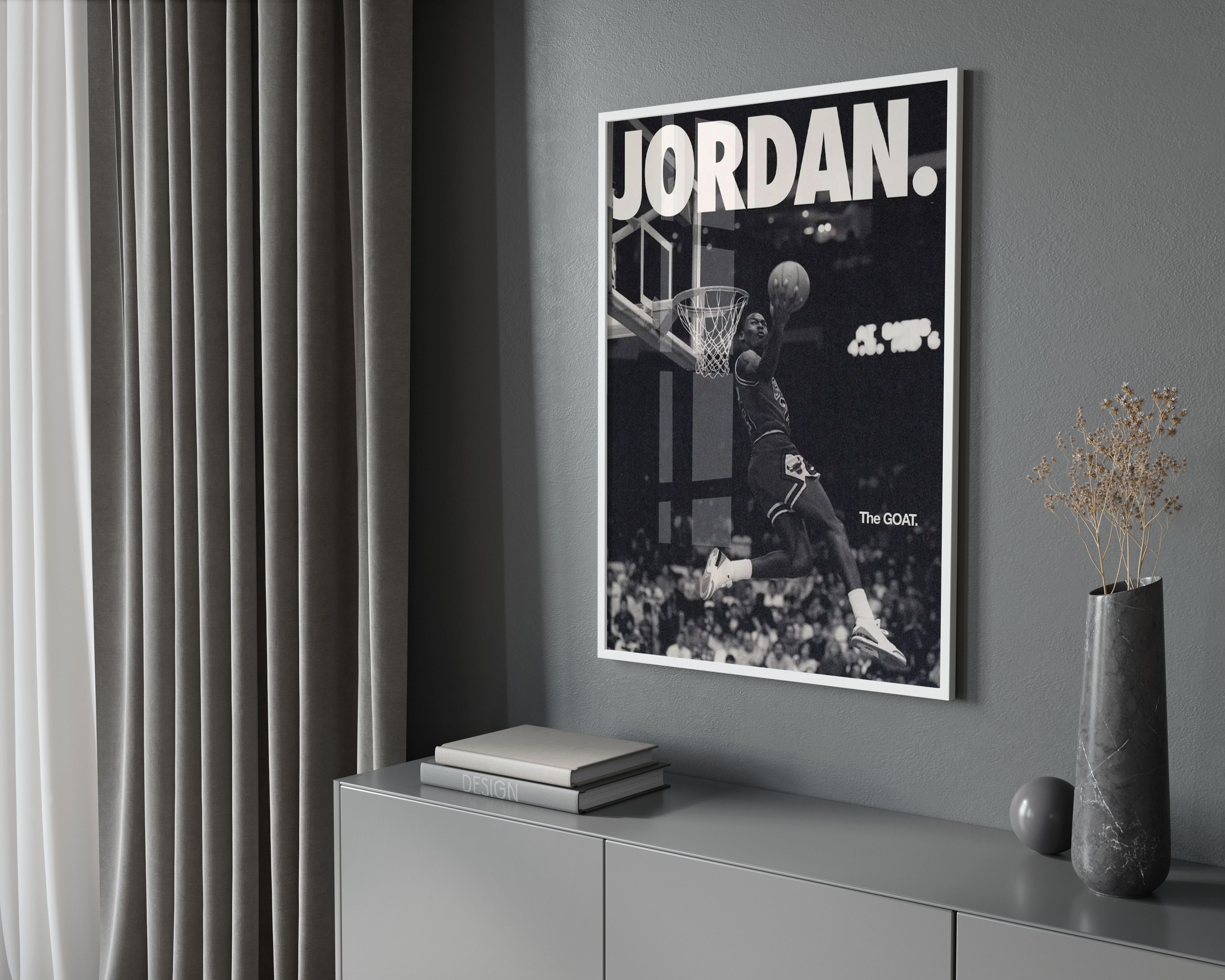 Michael Jordan 'The Goat' Poster | Hype Posters