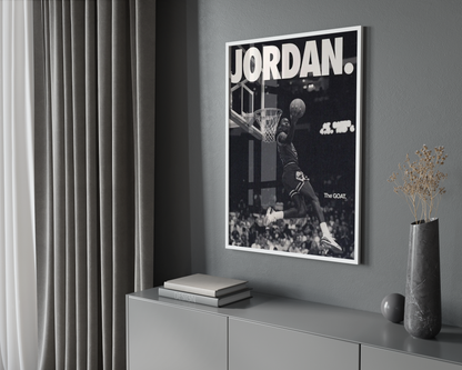 Michael Jordan 'The Goat' Poster | Hype Posters