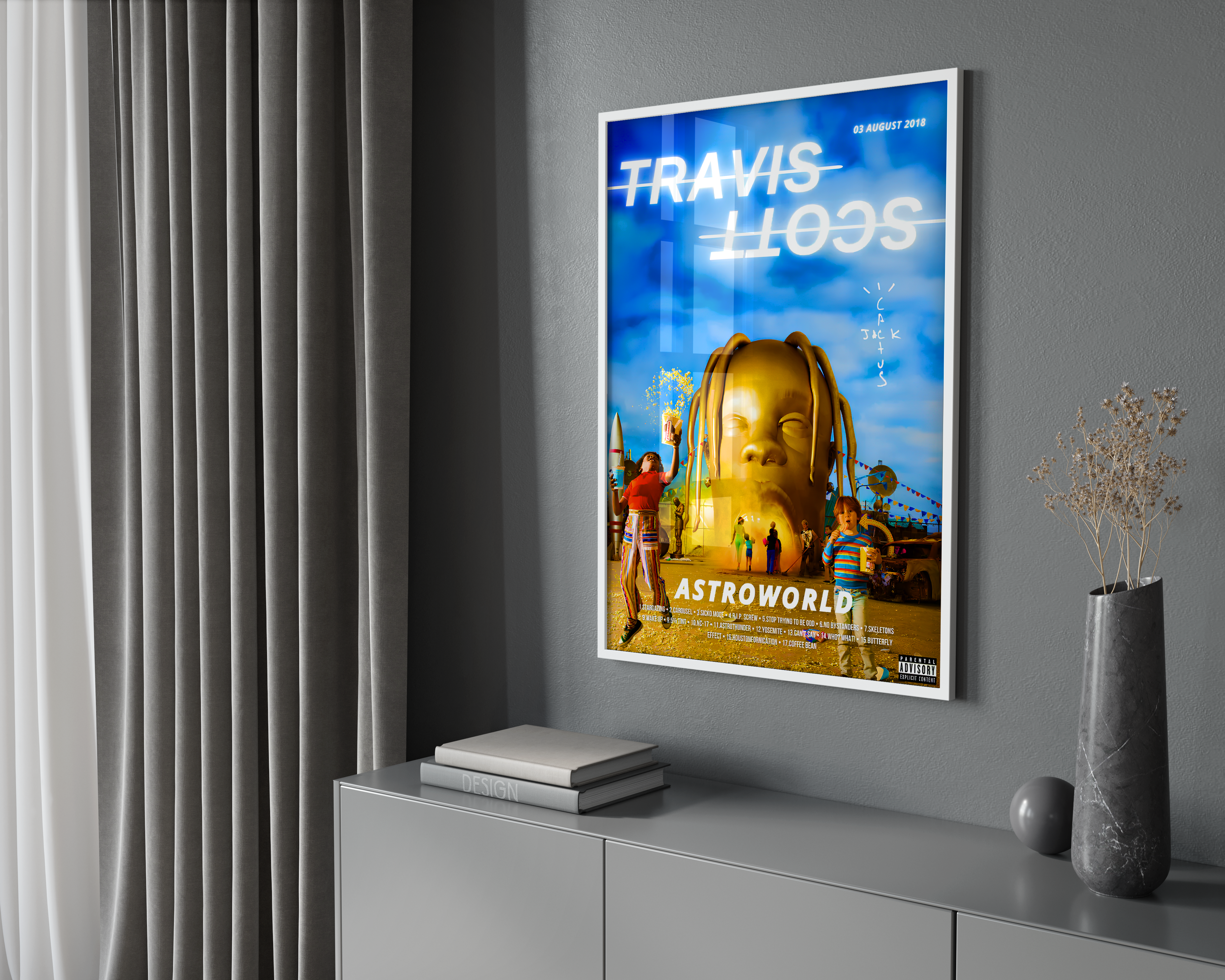 Travis Scott 'Astroworld' Poster | Hype Posters