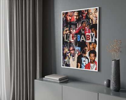 Lil Baby Collage Poster | Hype Posters