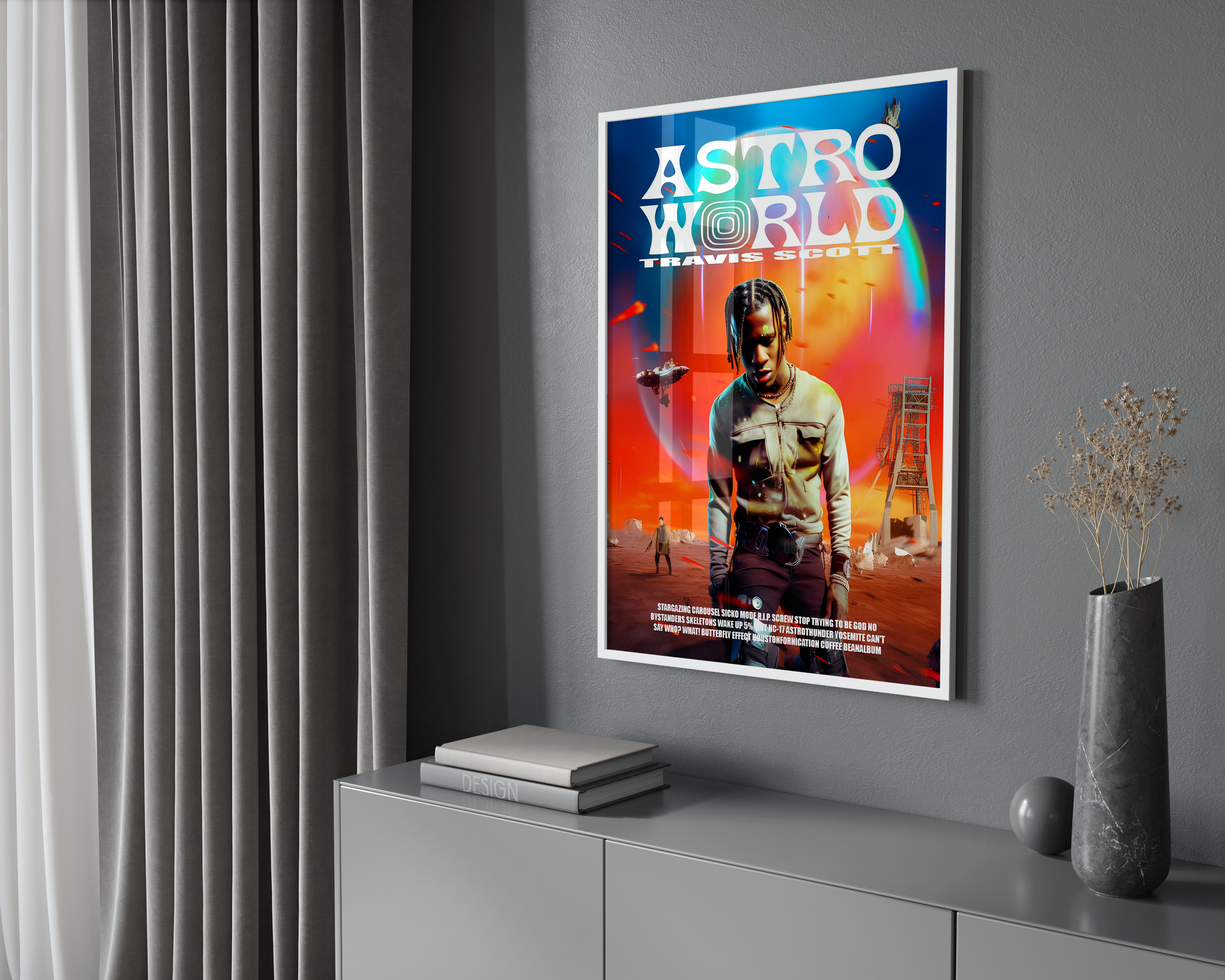 Travis Scott - Outerworld Atstro Poster | Hype Posters