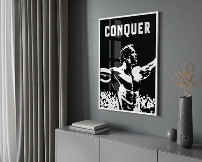 Arnold Conquer Poster | Hype Posters