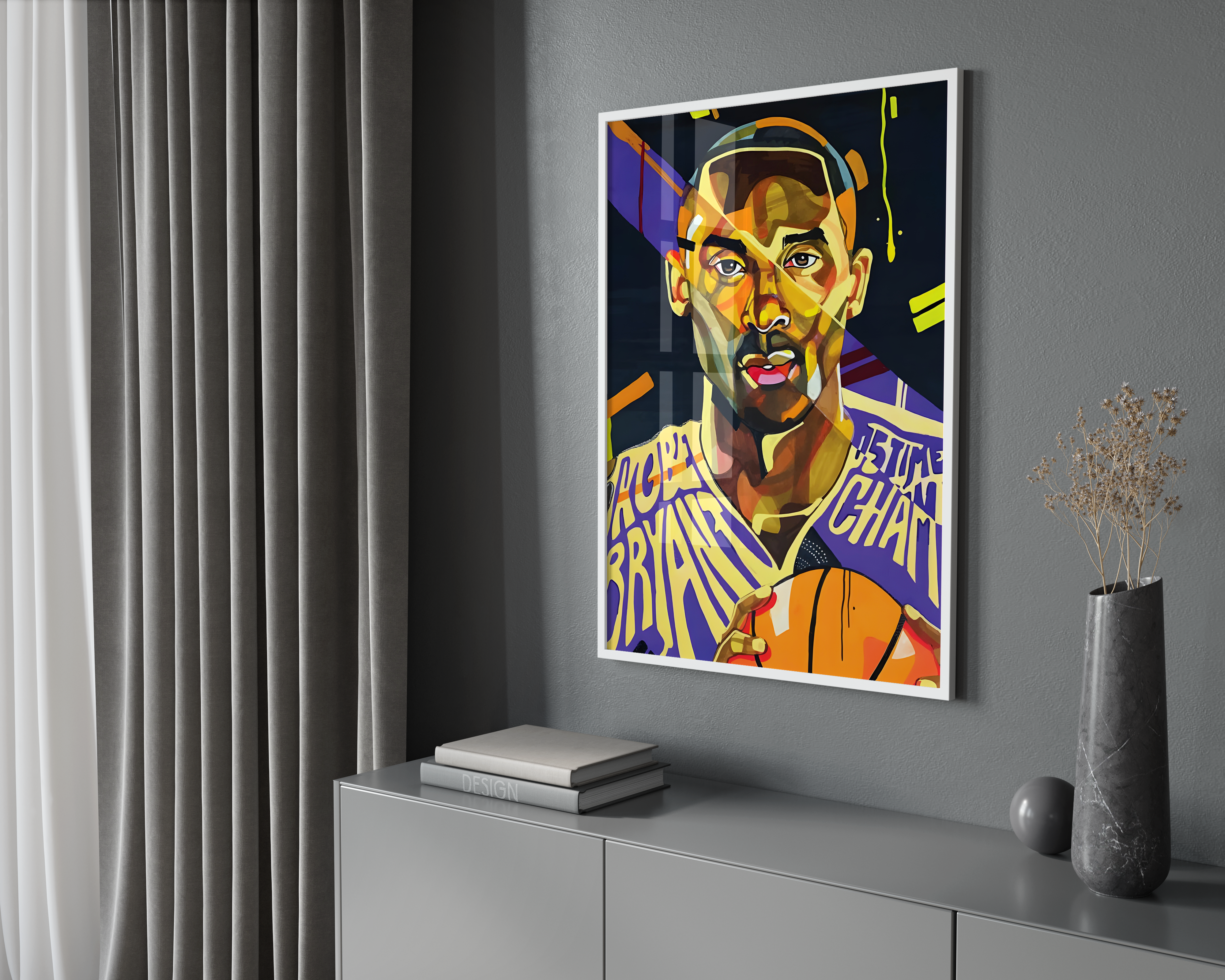 Kobe Bryant Painting Poster | Hype Posters