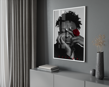 21 Savage - Rose Poster | Hype Posters